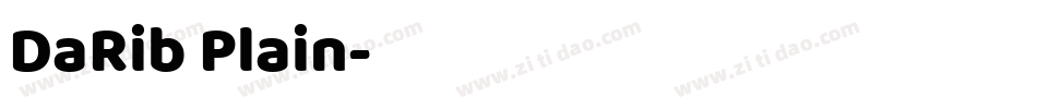 DaRib Plain字体转换